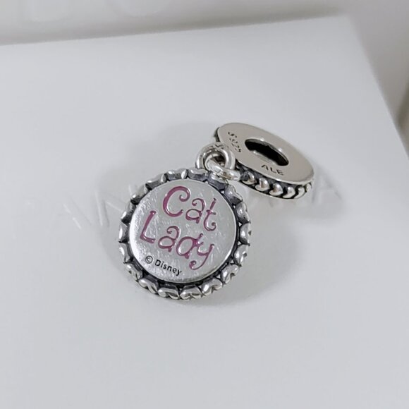 Pandora Aristocats Marie Cat Lady Disney Park Exclusive Dangle Charm S925 Silver - Picture 6 of 7